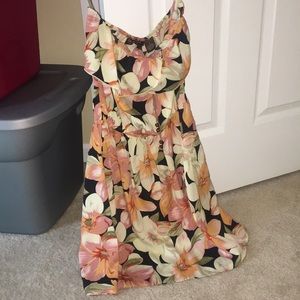 Strapless sun dress